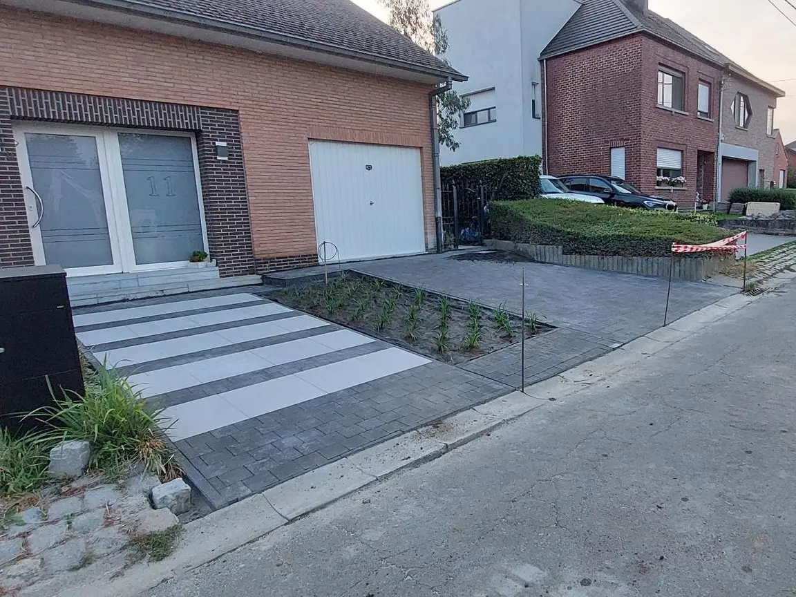 Aangelegde oprit