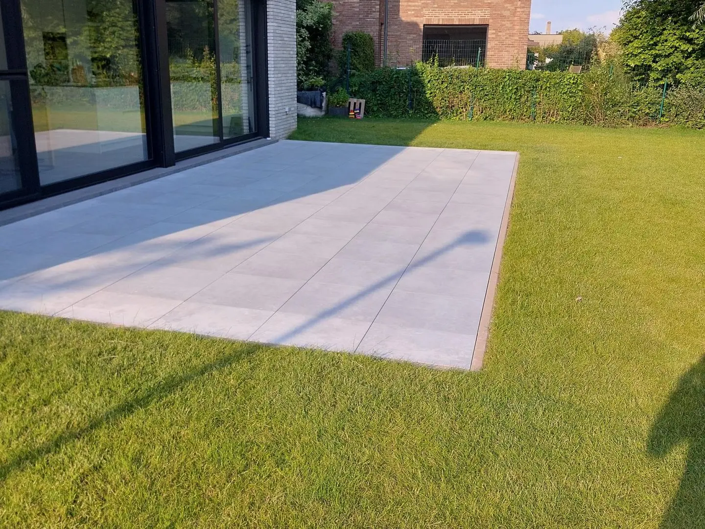 Terras in keramische tegels